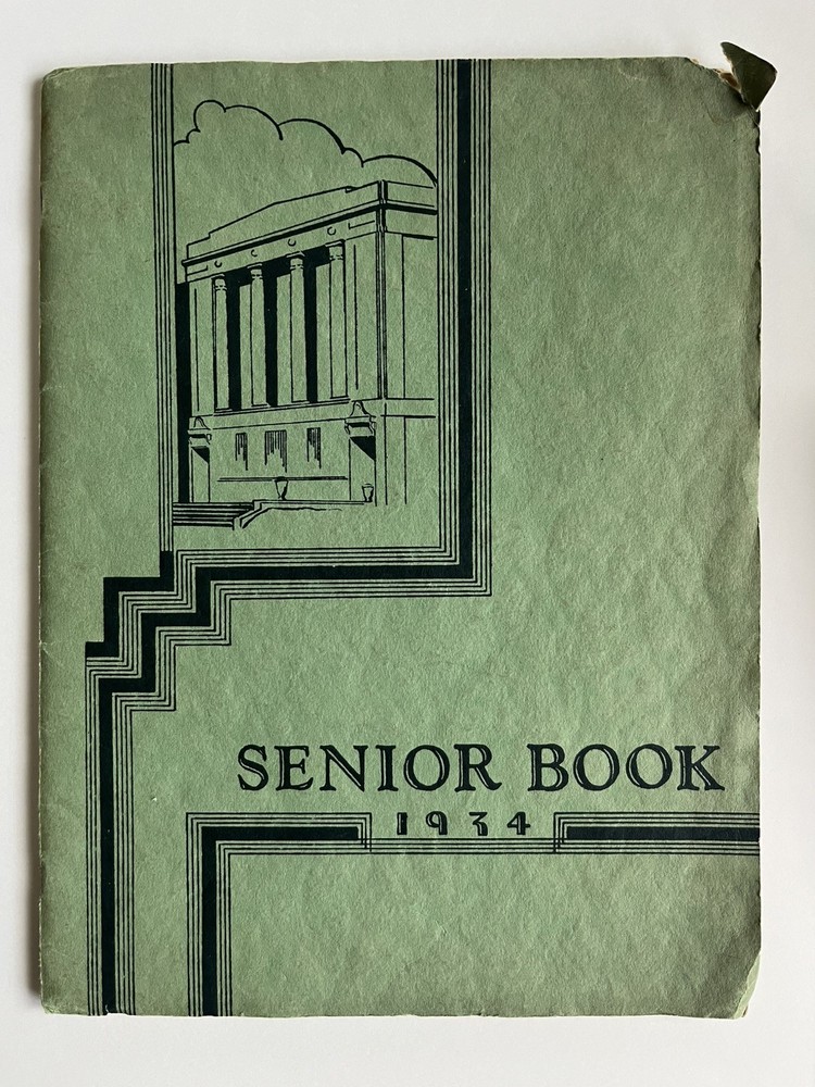 Columbus, Ohio 1934 South High School Senior Book & Commencement