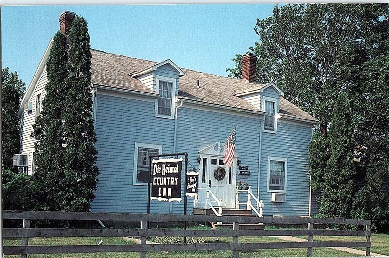Postcard HOTEL SCENE Homestead Iowa IA m/09 AJ0248