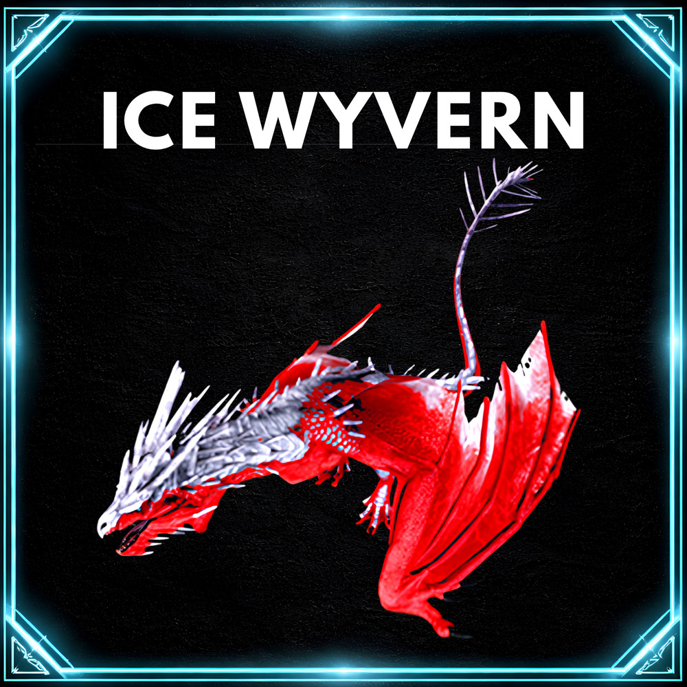 Ark Ascended asa pve NEW ICE WYVERN LEVEL 365 TOP STATS 1099M DAMAGE