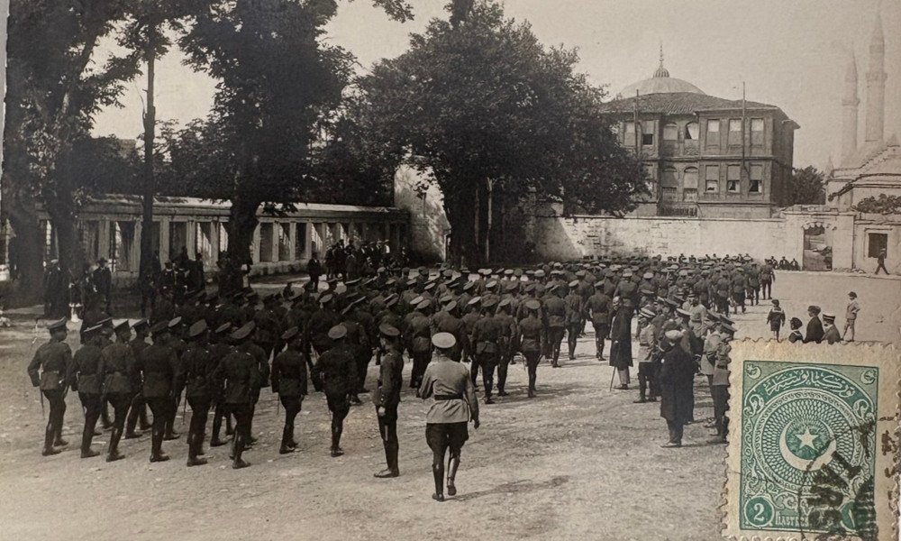 Turkish Army Officiers Parade Republic Constantinople Sultan Ahmet Stamboul RARE