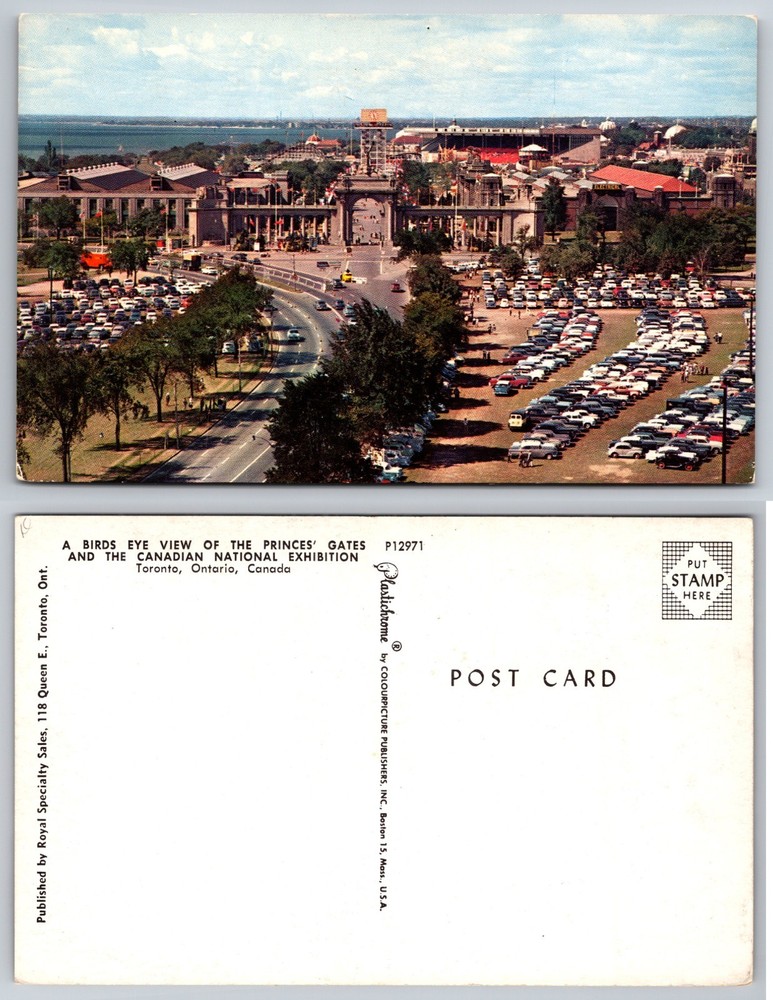 Princes Gates Canadian National Exhibition Toronto Canada Postcard