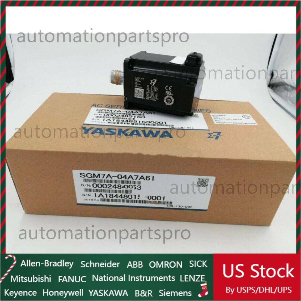 New Yaskawa SGM7A-04A7A61 Servo Motor SGM7A04A7A61 DHL Expedited Shipping