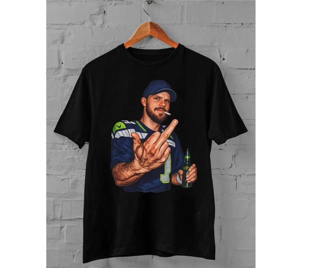 Sam Darnold Middle Finger T-Shirt, Seahawks Bowl Champs Tee