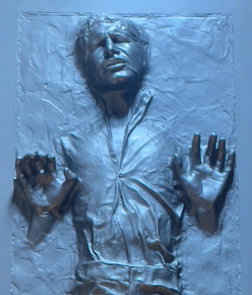 Accurate Life Size Han Solo in Carbonite Kit, Star Wars 1:1 Scale Movie Prop-image
