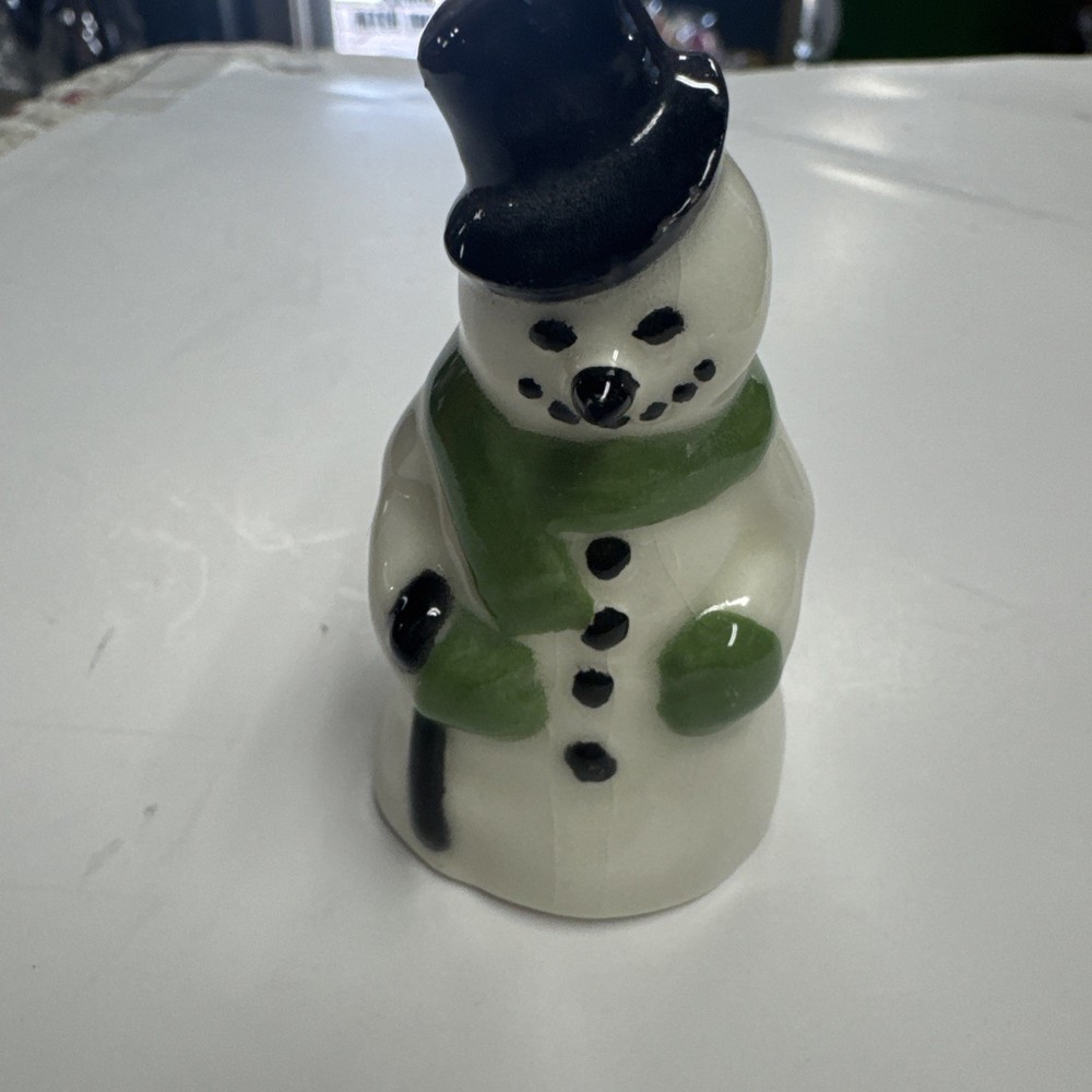 Vintage Ceramic Snowman Figurine 3