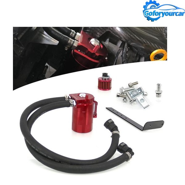 Side Oil Separator Catch Can Tank For F150 5.0L 2.7L 3.5L Ecoboost 2011-2021 NEW