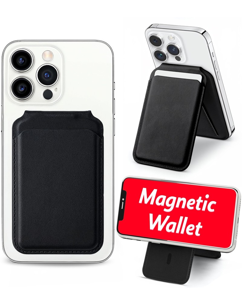 BIX for magsafe wallet men - magnetic wallet for iphone - magnetic phones wal...