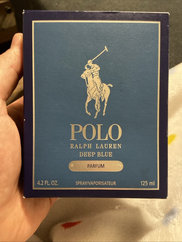 Polo Deep Blue by Ralph Lauren, 4.2 oz Parfum Men NOT SEALED