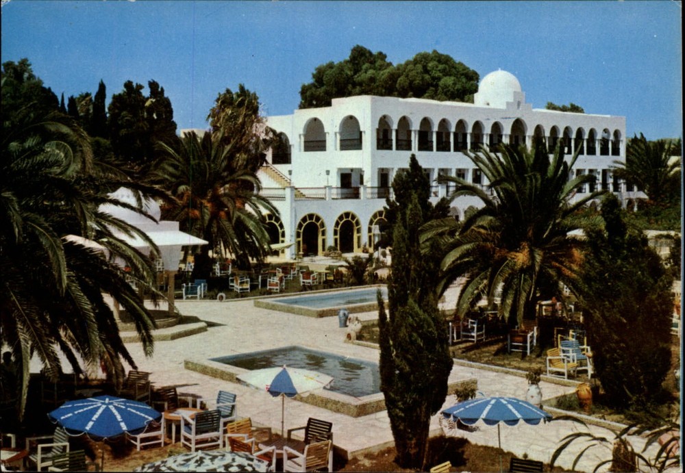Tunisia Tunis capitol Hammamet Hotel Fourati pools ~ postcard sku201