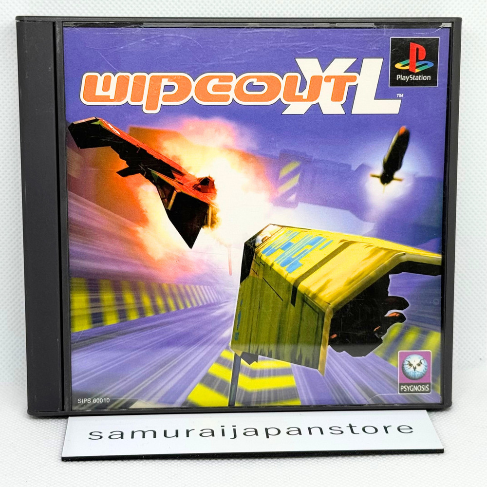 Wipeout XL PS1 JP ver Used Tested Japanese ver with Case