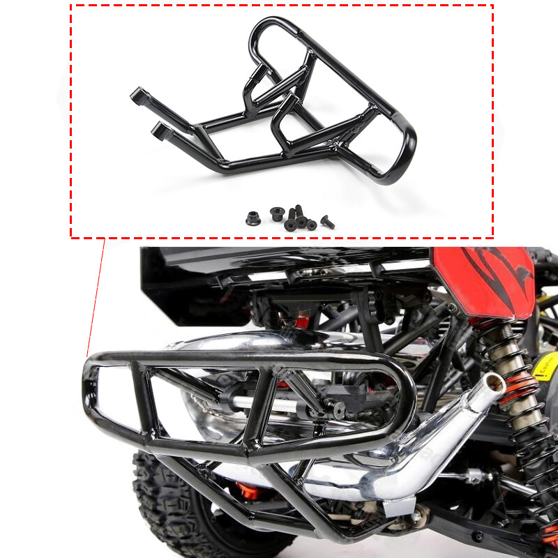 Hot Alloy Rear Bumper Fit for 1/5 HPI Rovan KM Baja 5B 5T 5SC RC CAR Parts NEW