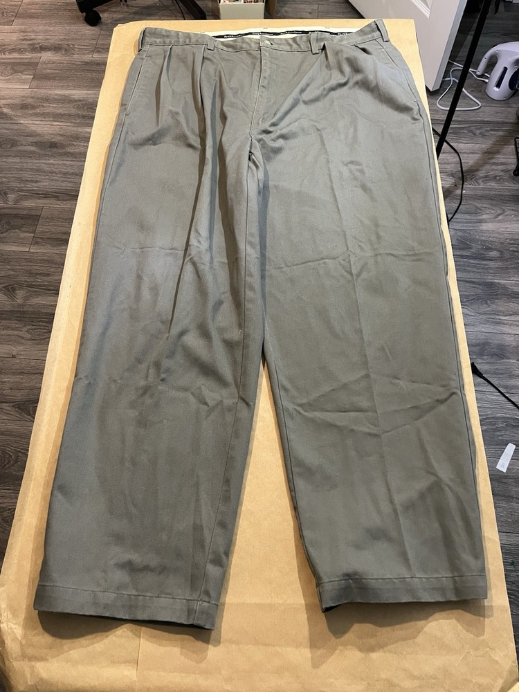 Vintage Polo Ralph Lauren Andrew Pant Mens 40x30 Pleated Twill Cotton Chino