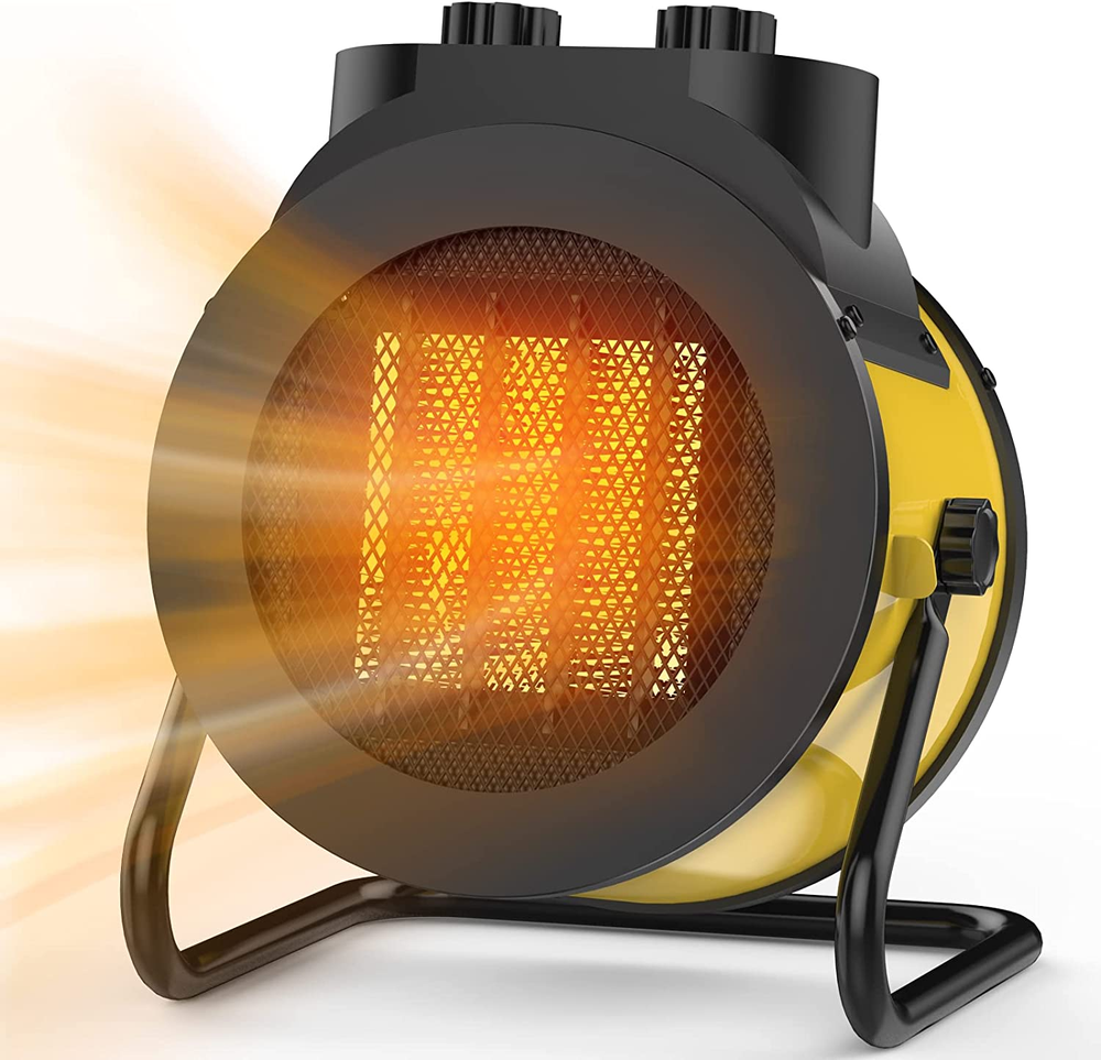 Space Heaters for Indoor Use, 1500W PTC Electric Heater with 90°Adjustable Angle