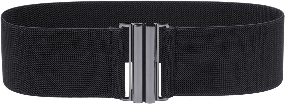 Womens Wide Elastic Waist Belt Cinch Belt Trimmer Stretch Waistband