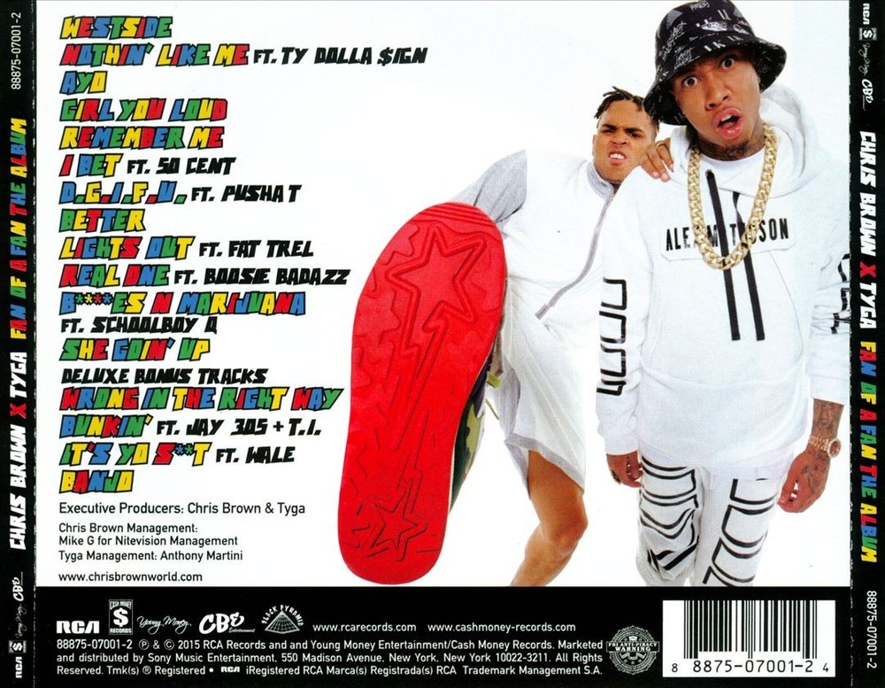 Chris Brown X Tyga Fan Of A Fan: The Album [Deluxe Edition] New Cd