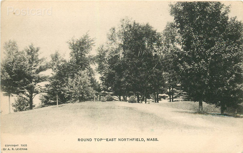MA, Northfield, Massachusetts, Round Top, Undivided Back, A.R. Levering