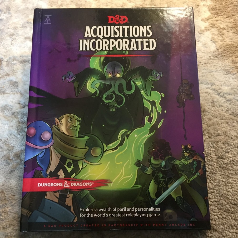 D&D Acquisitions Incorporated Wizards of the Coast 2019 First Printing RPG Guide