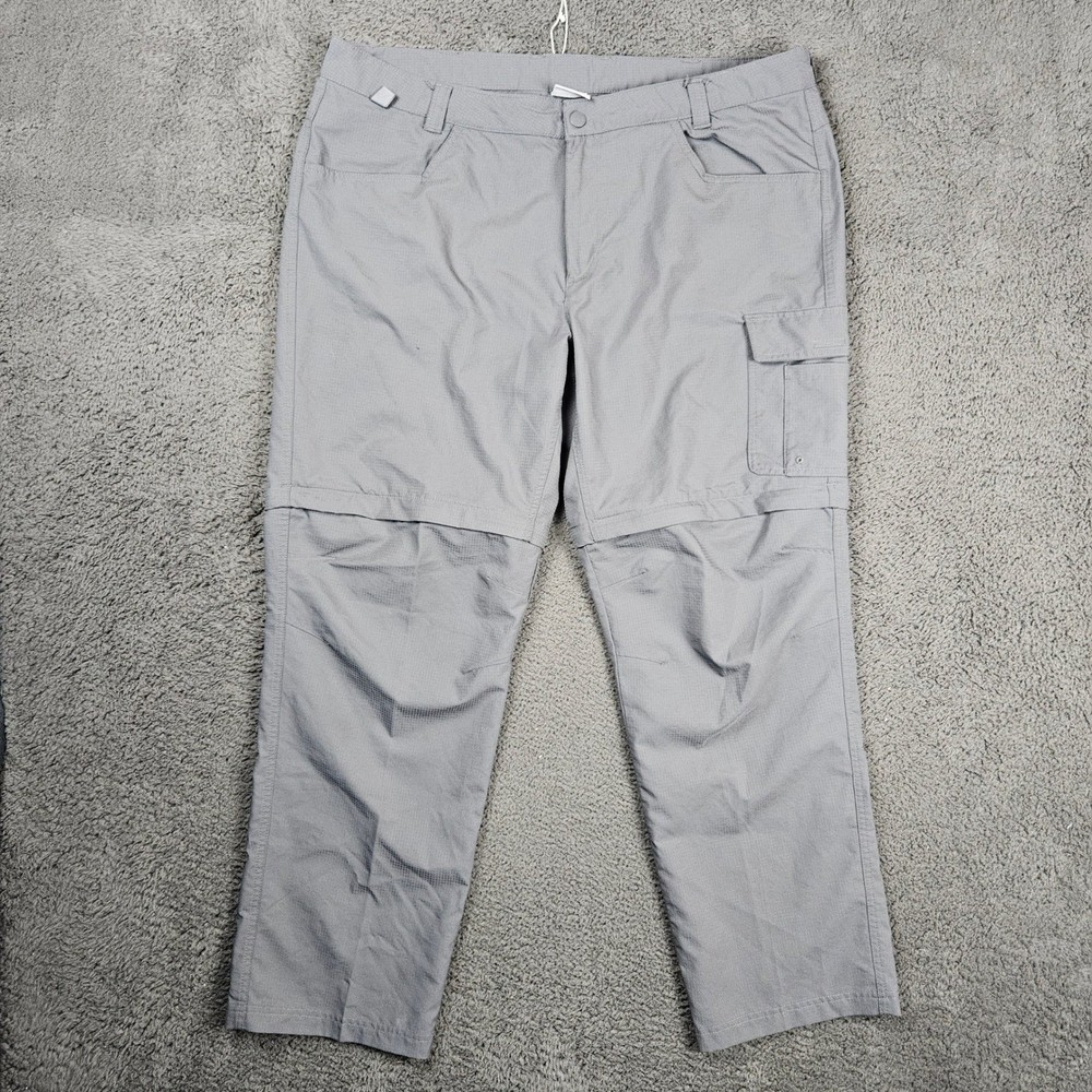 Columbia PFG Convertible Cargo Pants Mens 42x32 Grey