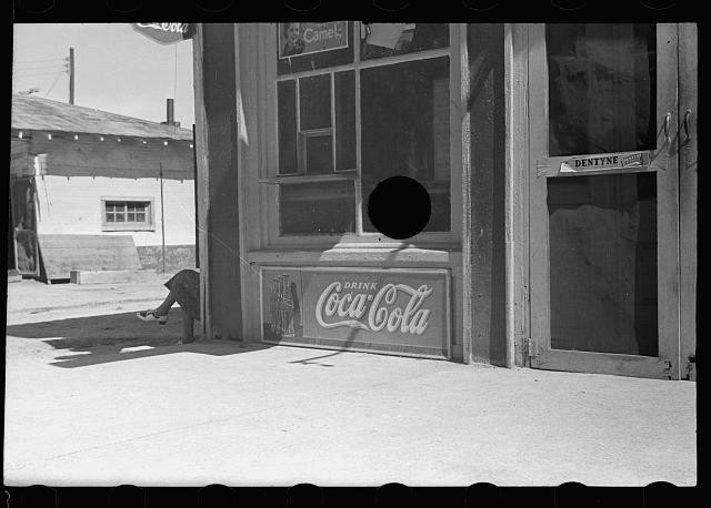 Photo:Halifax North Carolina Main Street Storefront 1938 Coca Cola Sign