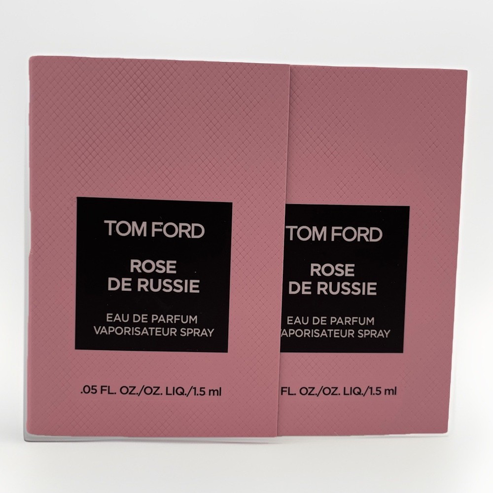 2 X Tom Ford Rose De Russie 1.5 ML Spray Sample, Travel size, Mini bottle