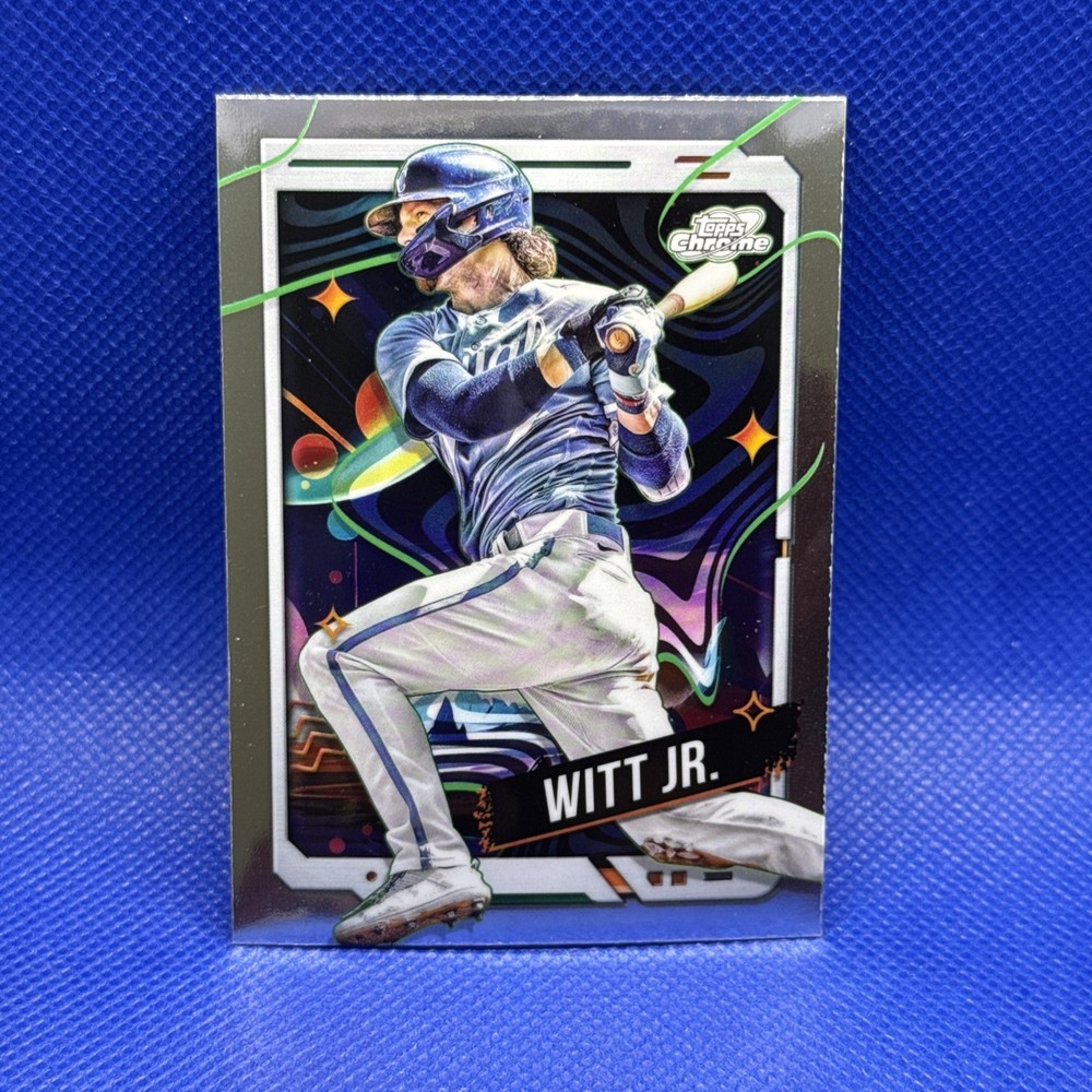 2024 Topps Chrome Cosmic Bobby Witt Jr Base Card Royals #81