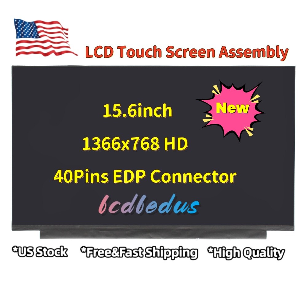 BOE NT156WHM-T02 V8.0 Lenovo 40pin Narrow LCD Touch Screen Replacement * FAST