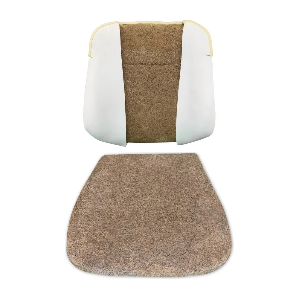 1986-1989 R107 560SL Horsehair Seat Pad Kit — Backrest & Cushion