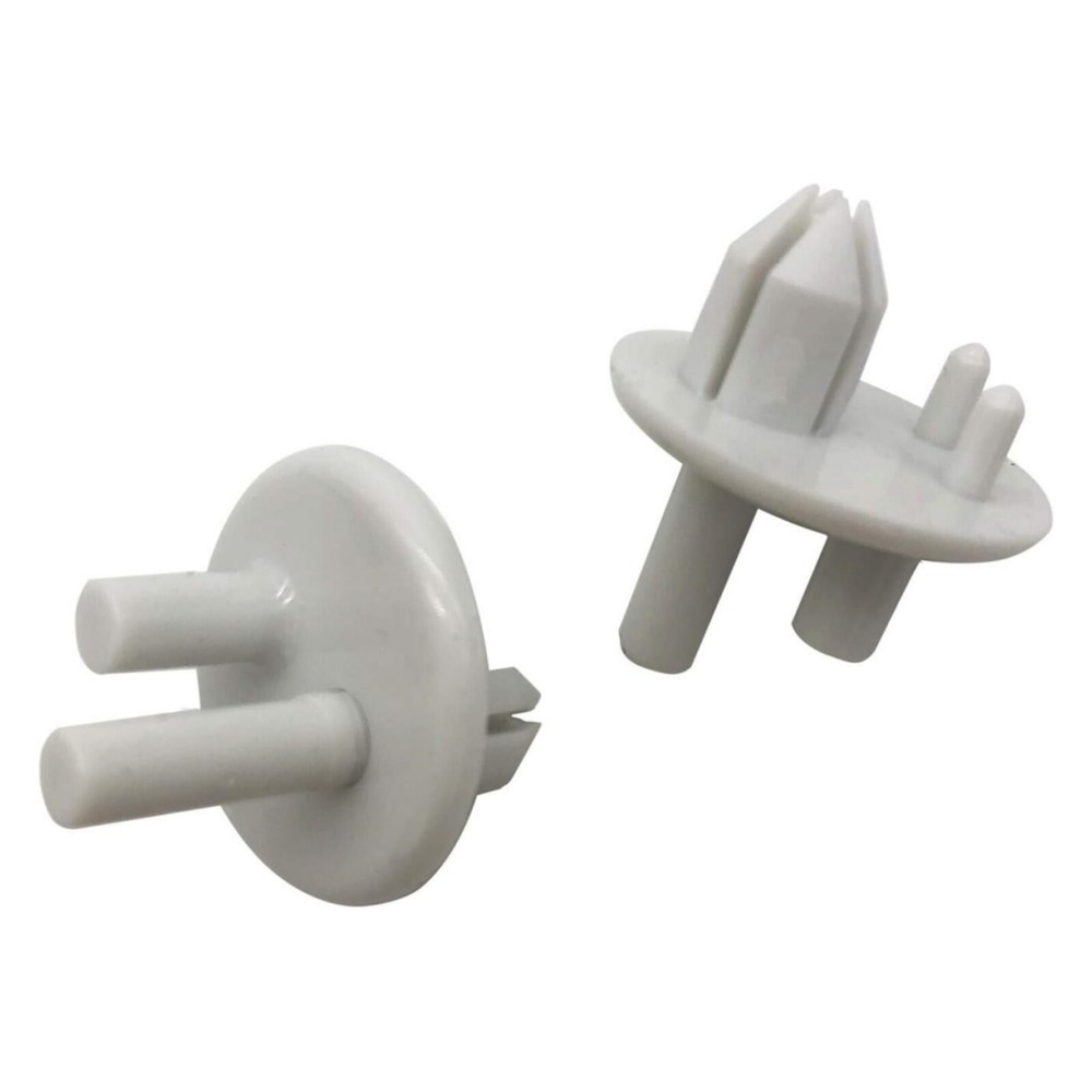 2-Pack GE Kenmore Refrigerator Rear Crisper Cover Support 241993001 240350802