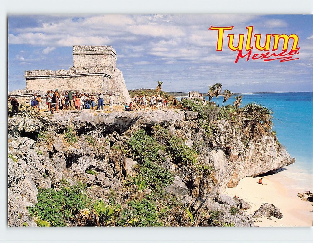 Postcard Castle on the Cliffs of Tulum Mexico