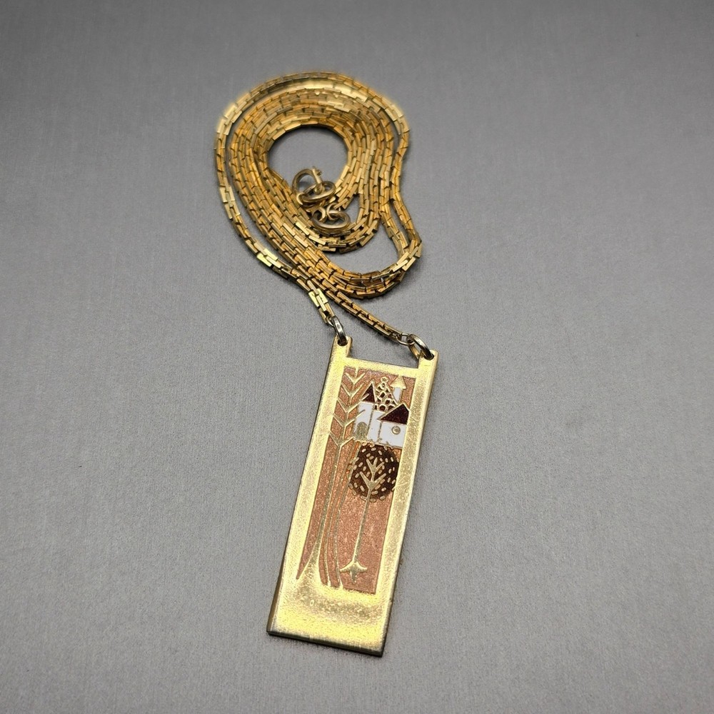 De Passille Sylvestre Enamel Pendant Necklace 26