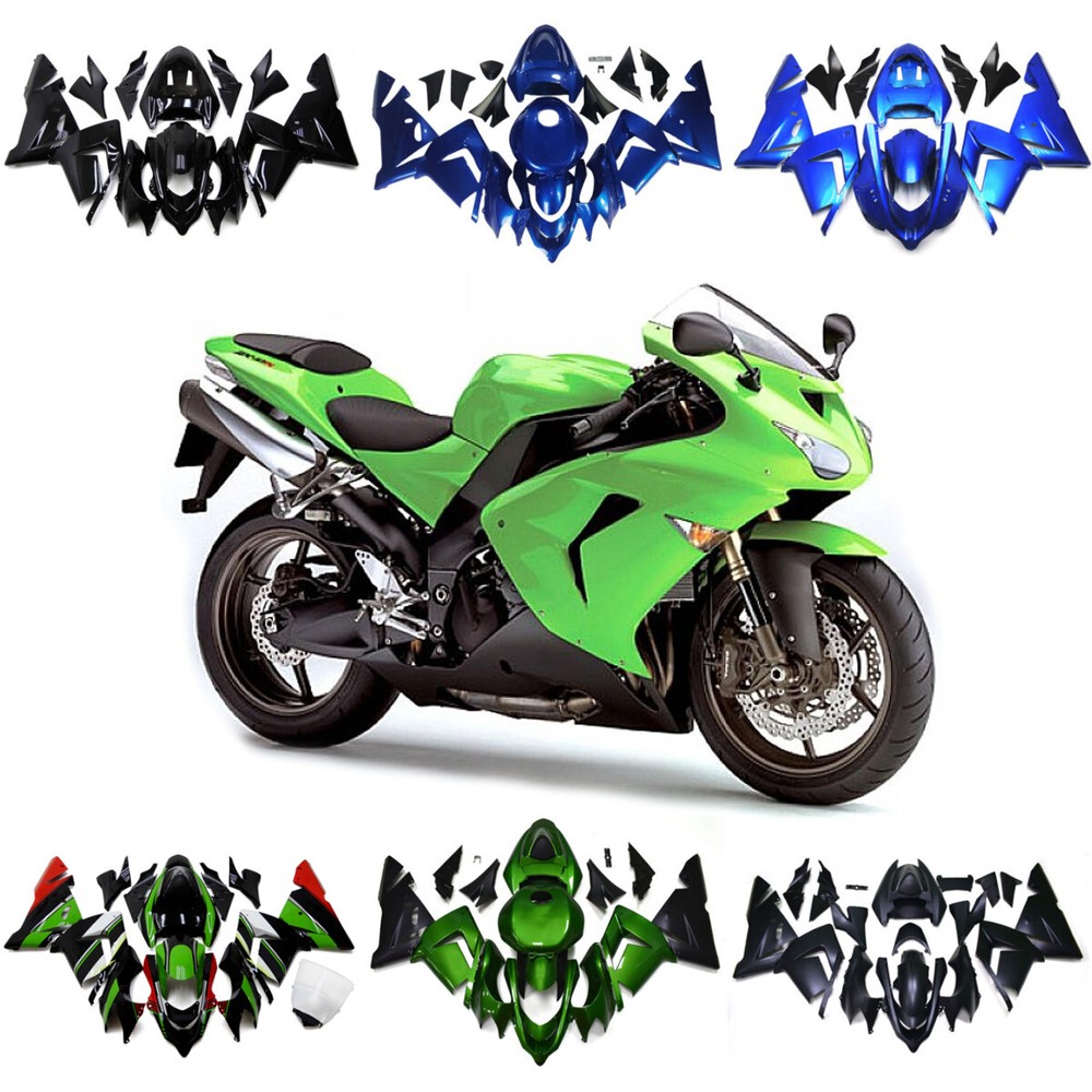 Plastic Bodywork For Kawasaki 2004 2005 Ninja ZX10R 04 05 Fairings ABS Body Kits