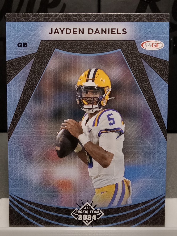 2024 Sage High Series All Rookie Team Jayden Daniels LSU Washington Commanders Rookie Card
