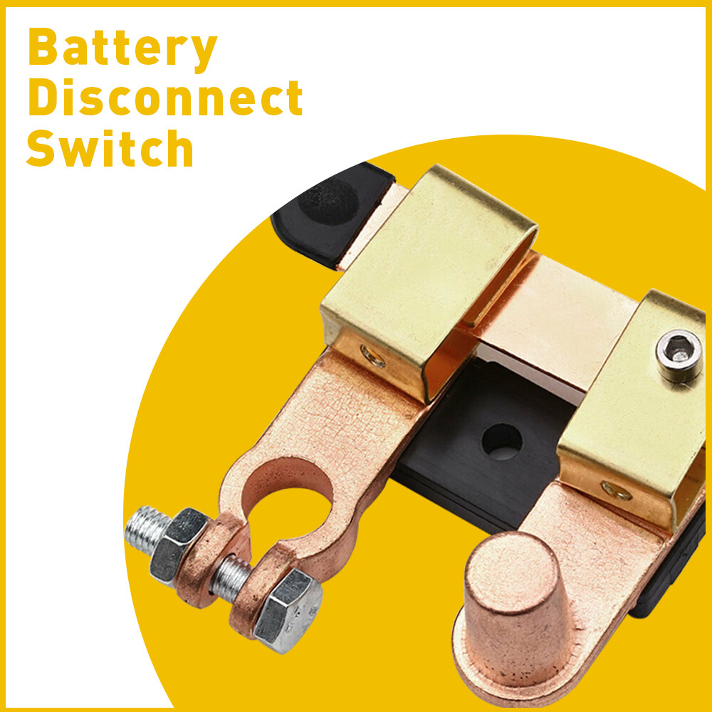 12V Battery Isolator Switch Power Cut Off for Car RV Auto Vehicle