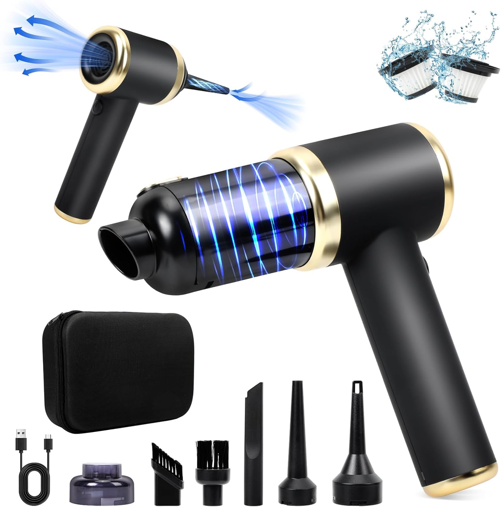 Handheld Car Vacuum Cleaner-12000Pa Cordless Cleaner Portable for High Power