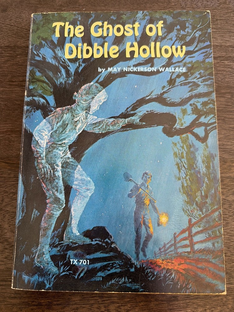 The Ghost of Dibble Hollow May Nickerson Wallace Scholastic Vintage PB 1965