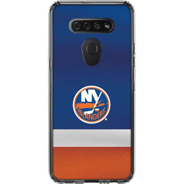 NHL New York Islanders LG K51/Q51 Clear Case - New York Islanders Jersey