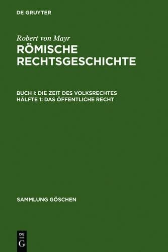 Robert Von Mayr Das öffentliche Recht (Hardback) Sammlung Göschen
