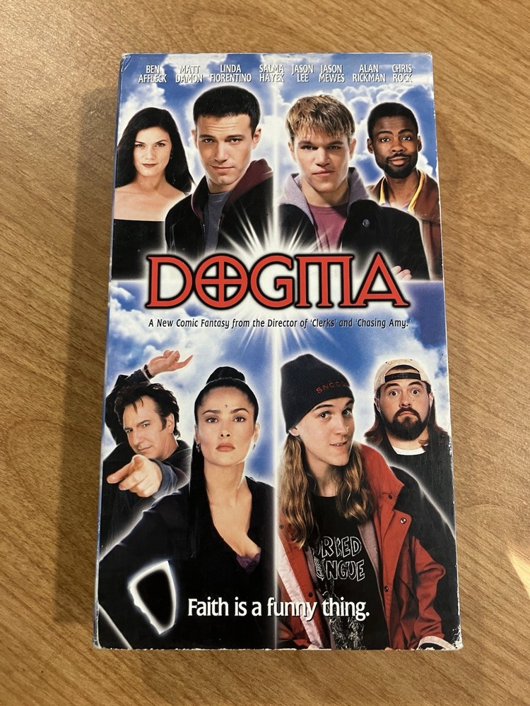 Dogma 2000 VHS Columbia TRISTAR Original View Askew Kevin Smith Blockbuster