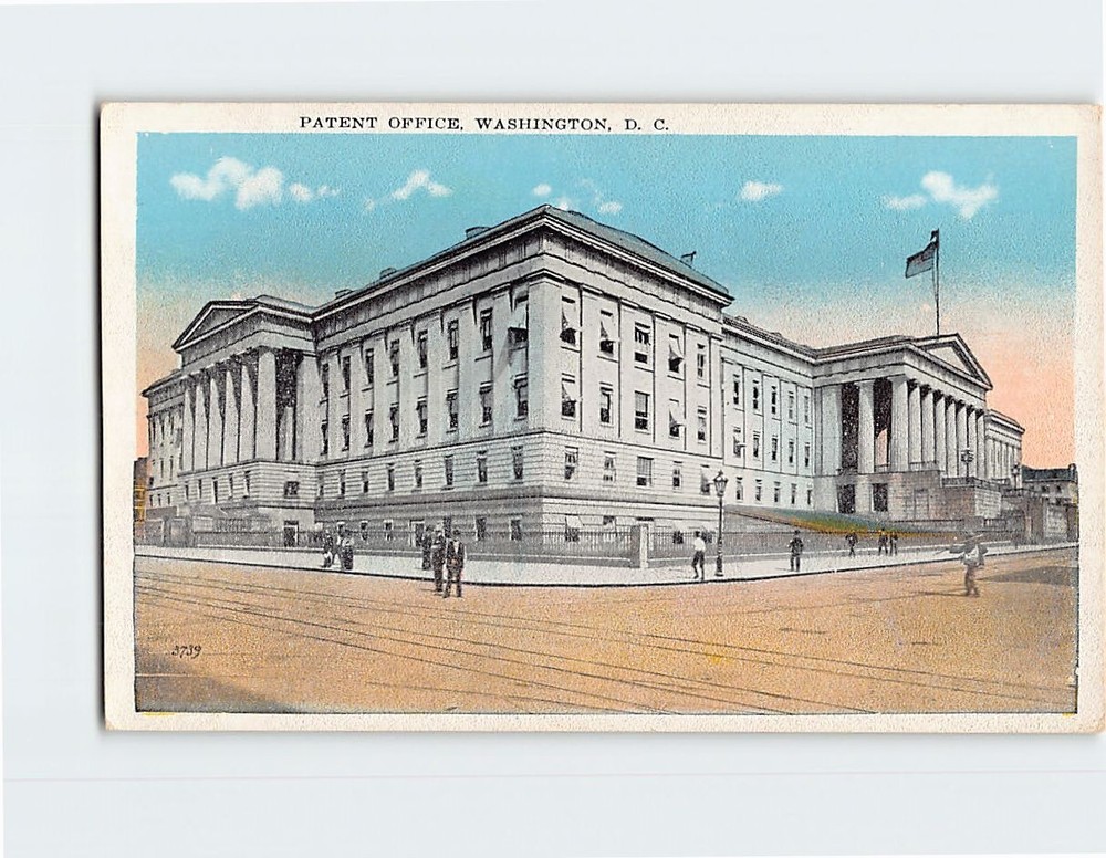 Postcard Patent Office Washington DC USA