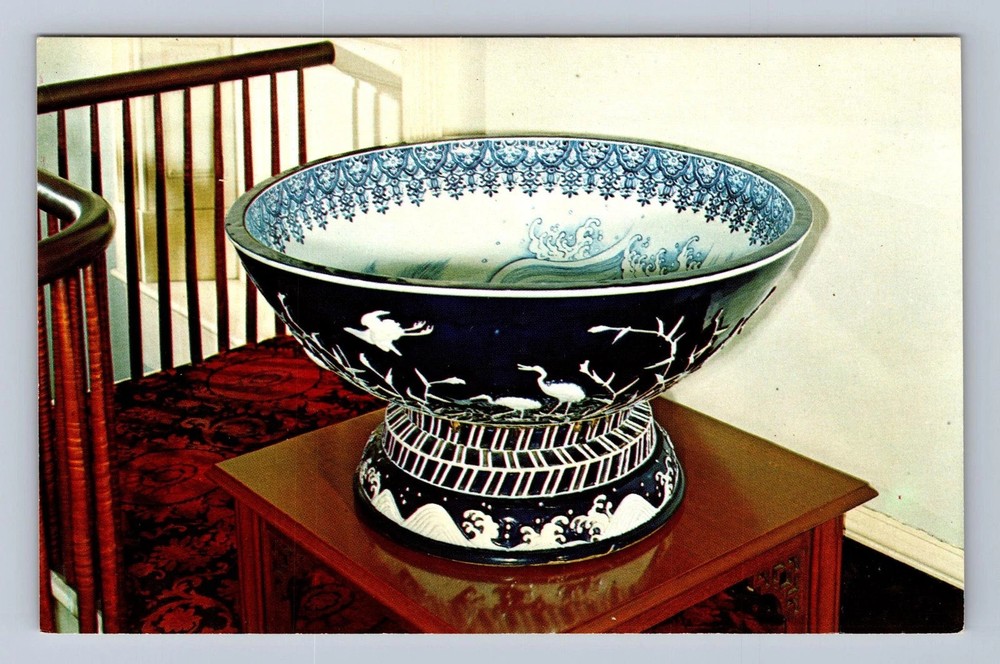 Lancaster PA-Pennsylvania Wheatland The Emperor's Bowl Vintage Postcard