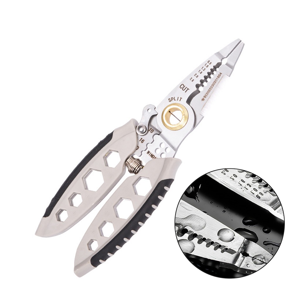 7-inch Multipurpose Wire Stripper for Cutting and Crimping