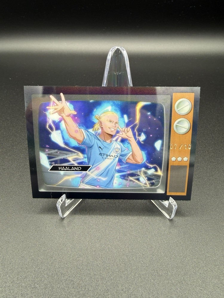 2025/26 Topps Chrome EPL Erling Haaland Anime /10 SSP *See description*