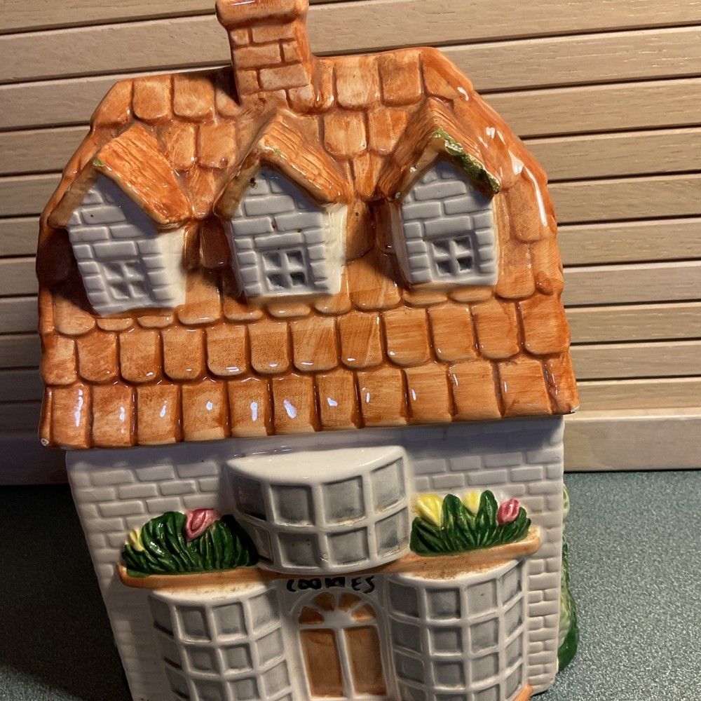 Vintage House Cookie Jar