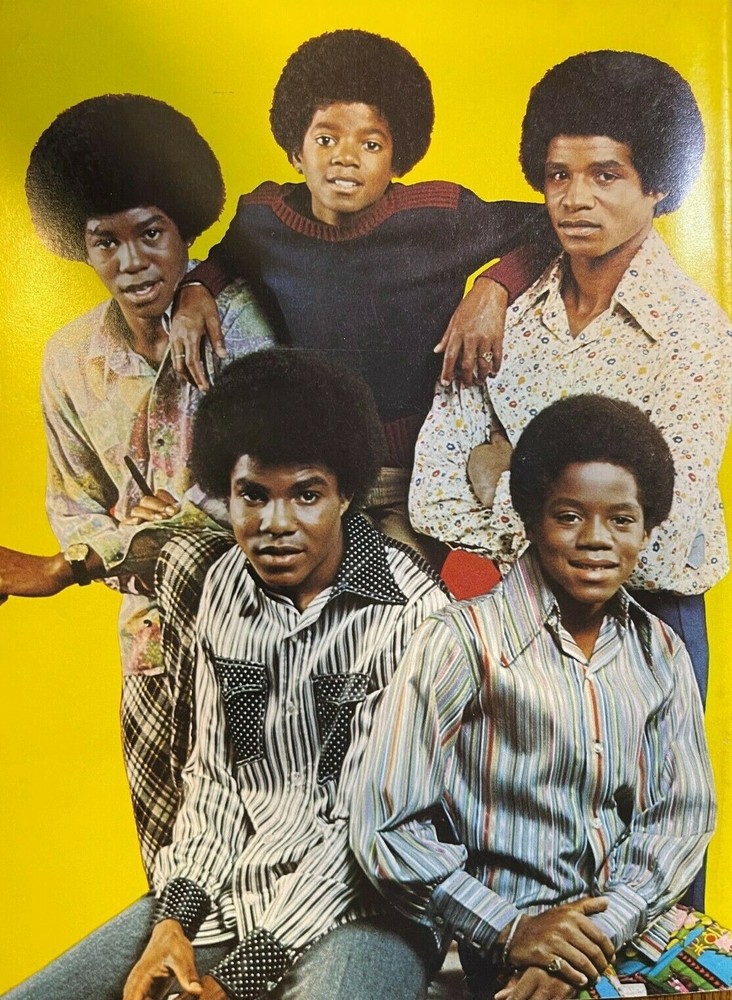 1972 Vintage Magazine Illustration J5 Jackson Five
