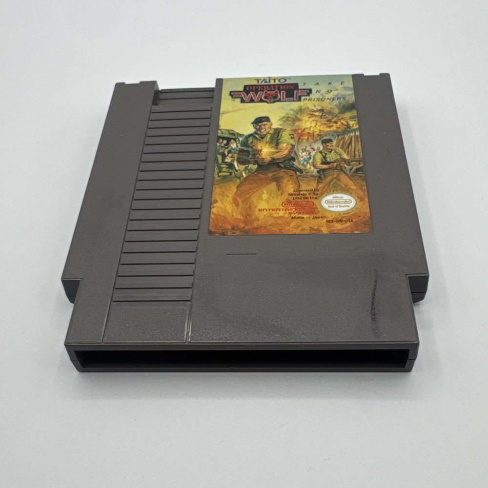 Operation Wolf (Nintendo Entertainment System, 1989) - Authentic - Tested