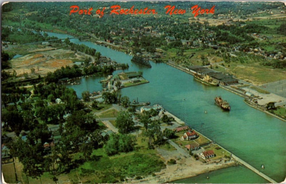 Pre-1980 AERIAL VIEW Rochester New York NY m/14 BB8980
