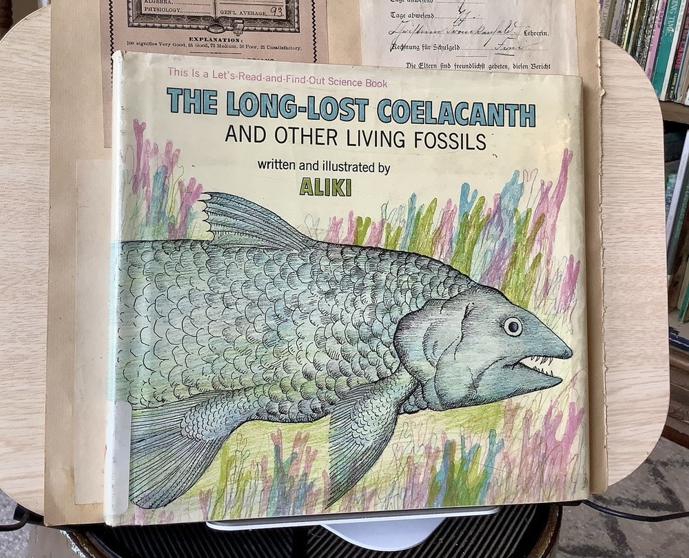 Vintage 1973 Rare Children’s Science Book The Long-Lost Coelacanth by Aliki  DJ