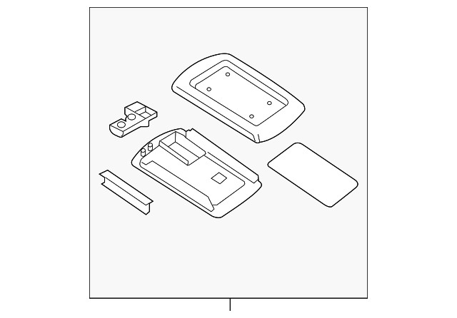 Genuine Nissan Console Lid 96920-ZR00BNew OEM NISSAN Part QTY 1(Please Provide VIN)