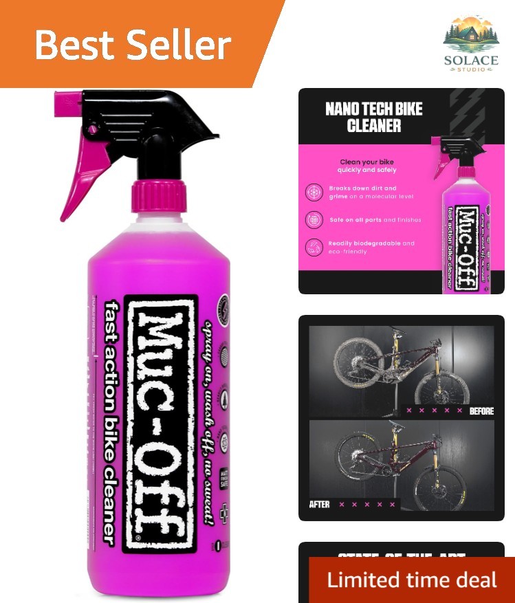 Eco-Friendly 33.3 Fl Oz Bike Cleaner | Deep Cleaning with Nano Technology