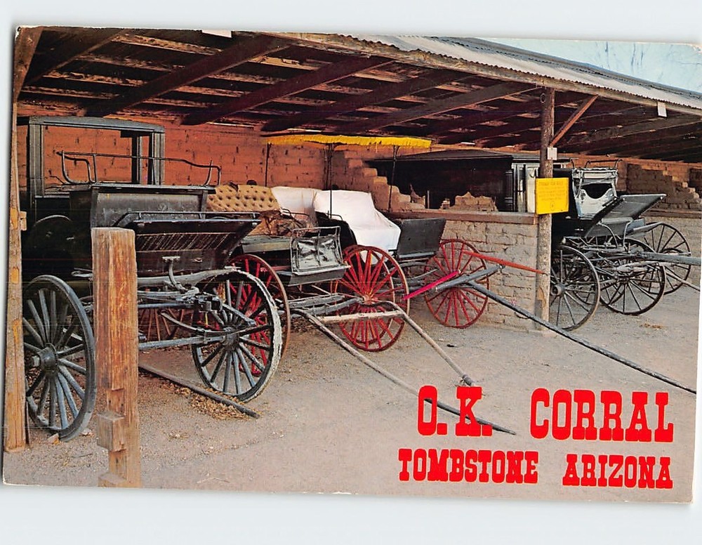 Postcard OK Corral Tombstone Arizona